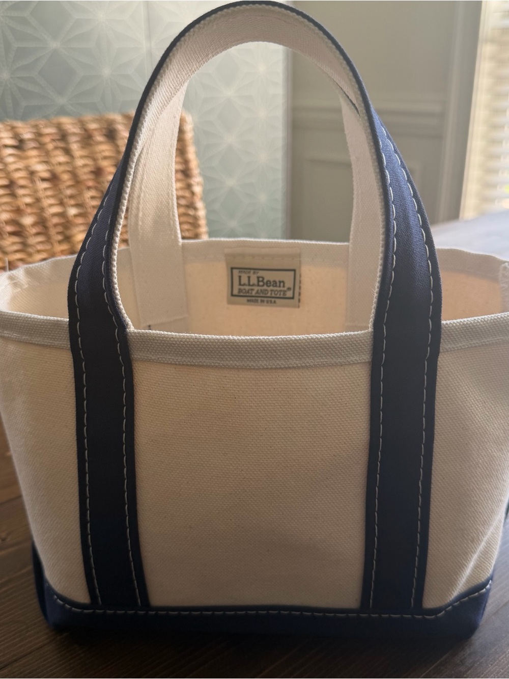L.L.Bean Blue Boat and Tote, Mini - Picture 2 of 4